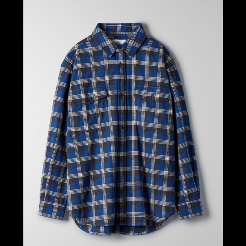 Aritzia oversized flannel